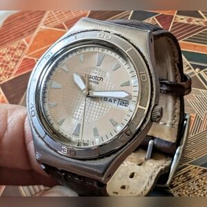 Vintage Swatch Irony "Quarterman" SR6265W – Swiss MadeClassic Stainless Steel